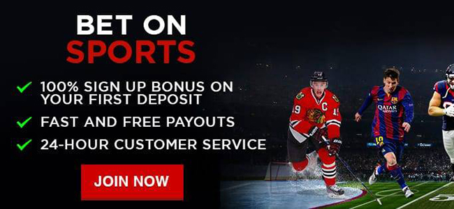 Sign Up with Bodog bookie and receive a welcome bonus