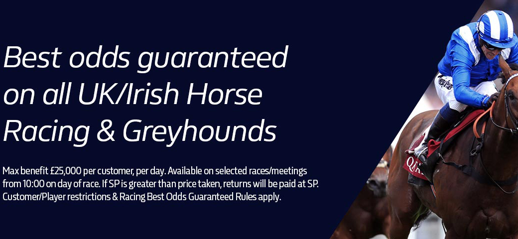 William Hill guarantees you best odds possible!