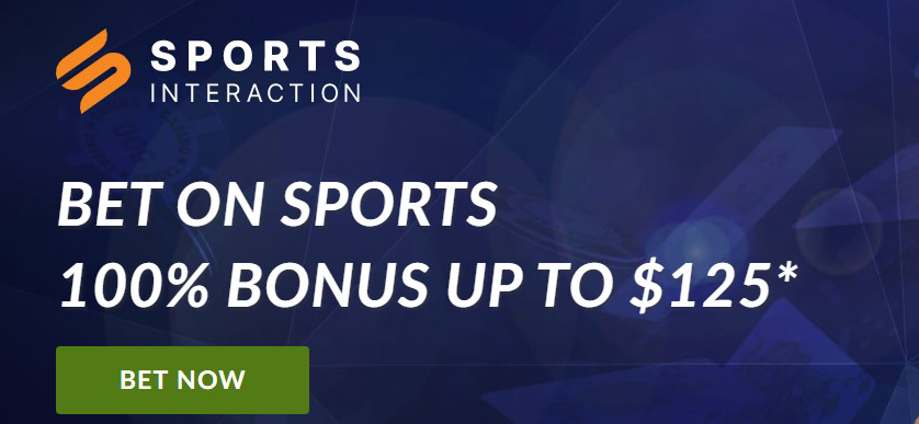 Sports Interaction bookie presents a 100% Welcome bonus offer!