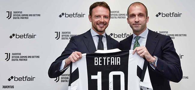 Betfair joins forces with Juventus